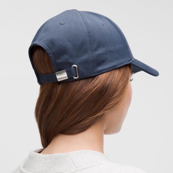 Lululemon Athletica Unisex Blue Ball Cap Script